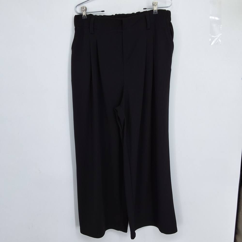 HALARA XL  wide Leg Black Casual Trousers
